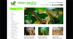 Desktop Screenshot of neongeckoonline.co.uk
